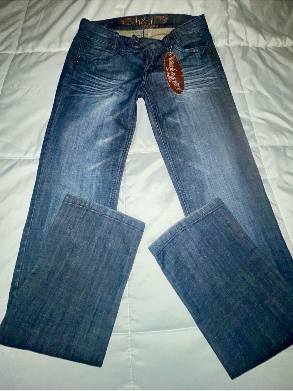 Women's Dark Blue Flare Jeans H & G size 11